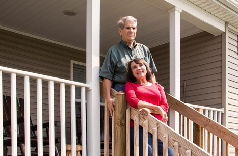 couple sitting on porch